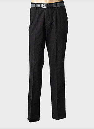 Pantalon chino stretch taille normale noir GS CLUB homme