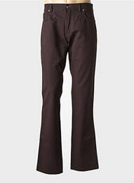 Jeans coupe slim poches taille normale marron GS CLUB homme