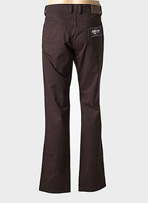 Jeans coupe slim poches taille normale marron GS CLUB homme