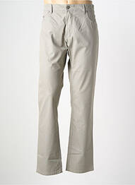 Pantalon slim tissage popeline taille normale vert GS CLUB homme