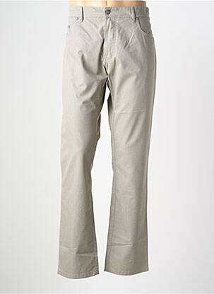 Pantalon slim tissage popeline taille normale vert GS CLUB homme