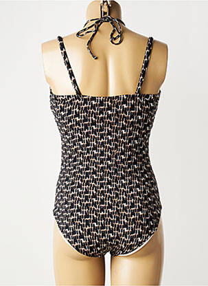 Maillot de bain 1 pièce imprimé fantaisie haut soutien-gorge moulé noir TRIUMPH femme
