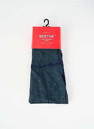 Collants imprimé fantaisie vert BERTHE AUX GRANDS PIEDS femme