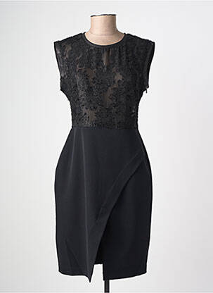 Robe mi-longue sans manche sans manche noir EVA KAYAN femme