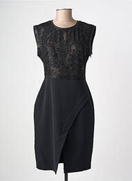 Robe mi-longue sans manche sans manche noir EVA KAYAN femme