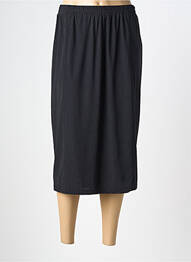 Jupe mi-longue stretch noir CHALOU femme