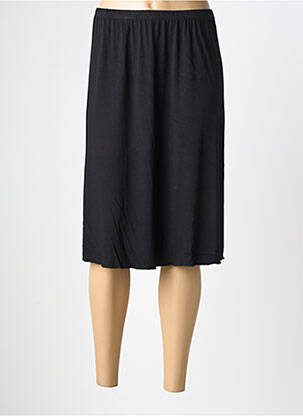 Jupe mi-longue stretch noir RODAM femme