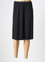 Jupe mi-longue stretch noir RODAM femme