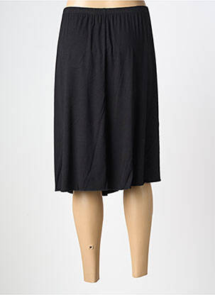 Jupe mi-longue stretch noir RODAM femme