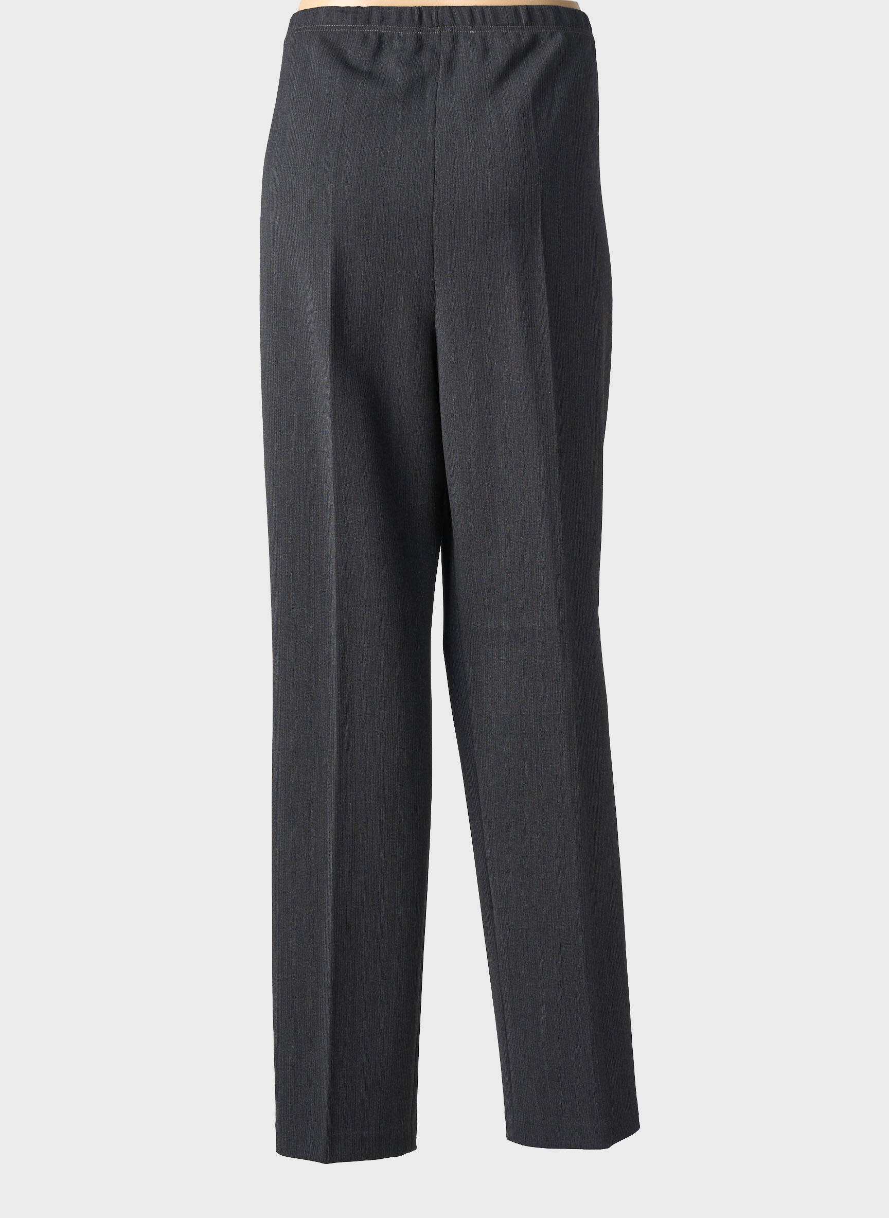 Pantalon droit taille élastique taille normale gris GUY DUBOUIS femme