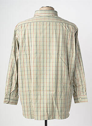 Chemise manches longues imprimé fantaisie vert KIDUR homme