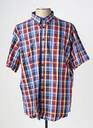 Chemise manches courtes imprimé fantaisie bleu BELLONI homme