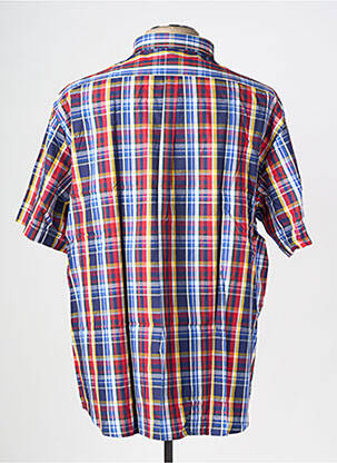 Chemise manches courtes imprimé fantaisie bleu BELLONI homme