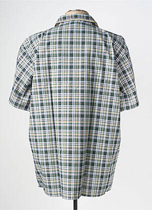 Chemise manches courtes imprimé fantaisie vert LE LABOUREUR homme