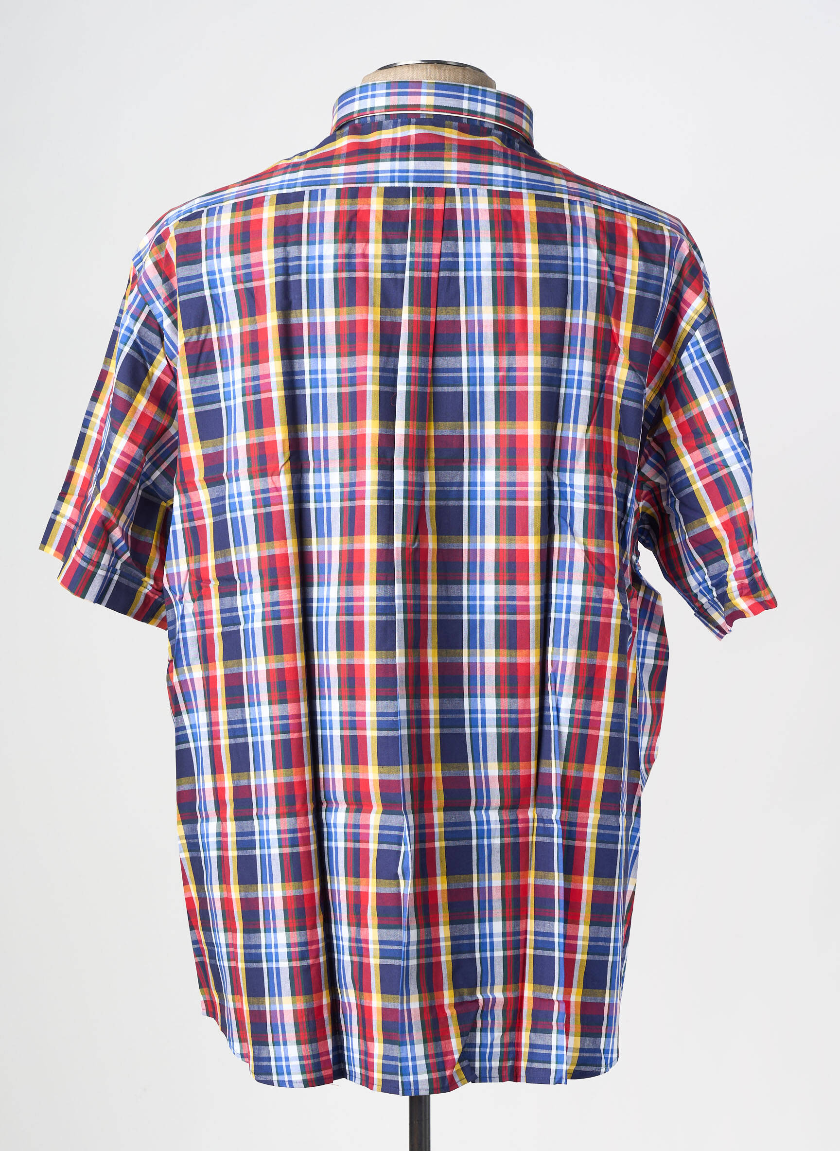 Chemise manches courtes imprimé fantaisie bleu BELLONI homme