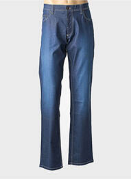 Jeans coupe droite stretch taille normale bleu BRÜHL homme