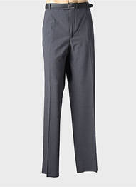 Pantalon droit tissage chiné taille normale gris BRÜHL homme