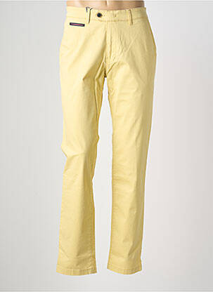 Pantalon chino tissage popeline taille normale jaune ATELIER GARDEUR homme