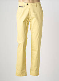 Pantalon chino tissage popeline taille normale jaune ATELIER GARDEUR homme