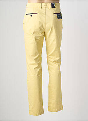 Pantalon chino tissage popeline taille normale jaune ATELIER GARDEUR homme