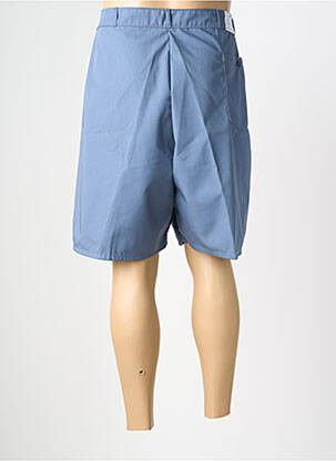 Bermuda taille élastique taille normale bleu REAL AIGLON homme