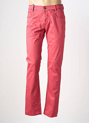 Pantalon slim tissage popeline taille normale rouge ATELIER GARDEUR homme