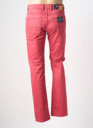Pantalon slim tissage popeline taille normale rouge ATELIER GARDEUR homme