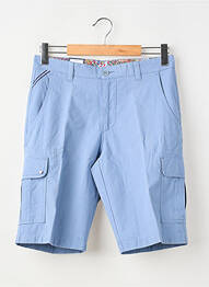 Bermuda multipoches taille normale bleu BRÜHL homme