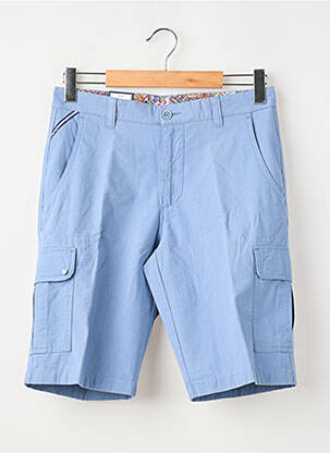 Bermuda multipoches taille normale bleu BRÜHL homme