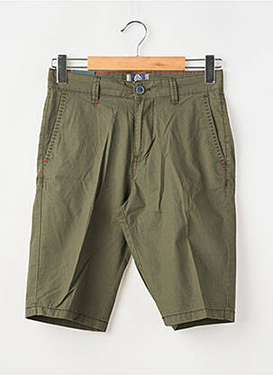 Bermuda taille à pinces taille normale vert SEA BARRIER homme