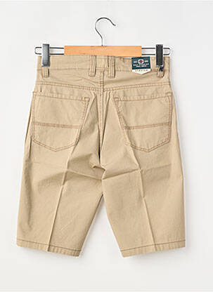 Bermuda tissage popeline taille normale beige SEA BARRIER homme