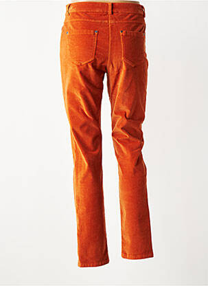 Pantalon slim stretch taille normale orange GREGORY PAT femme