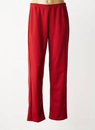 Pantalon droit tissage crêpe taille normale orange GREGORY PAT femme