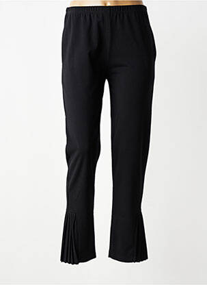 Pantalon flare stretch taille normale noir FRANCK ANNA femme