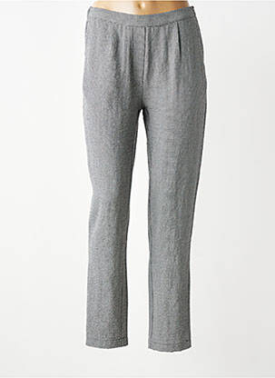 Pantalon slim taille élastique taille normale noir KOKOMARINA femme