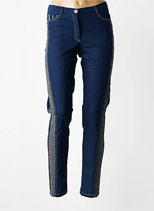 Jeans coupe slim stretch taille normale bleu MERI & ESCA femme