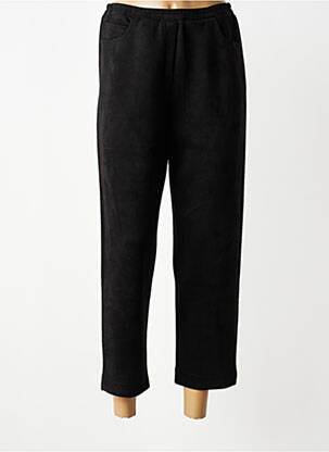 Pantalon 7/8 stretch taille normale noir FRANCK ANNA femme