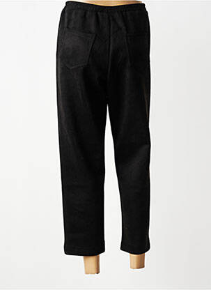 Pantalon 7/8 stretch taille normale noir FRANCK ANNA femme