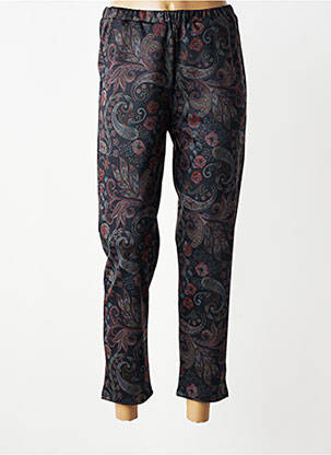 Pantalon 7/8 stretch taille normale gris FRANCK ANNA femme