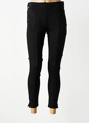 Pantalon 7/8 stretch taille normale noir FRED SABATIER femme