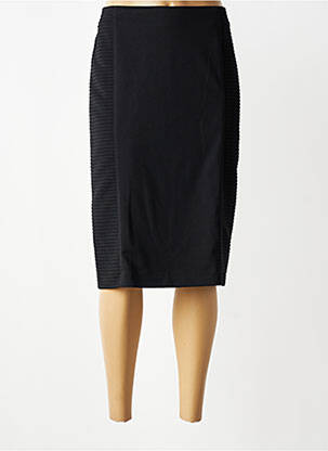 Jupe mi-longue stretch noir GREGORY PAT femme