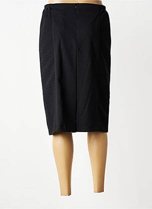 Jupe mi-longue coupe droite noir GREGORY PAT femme