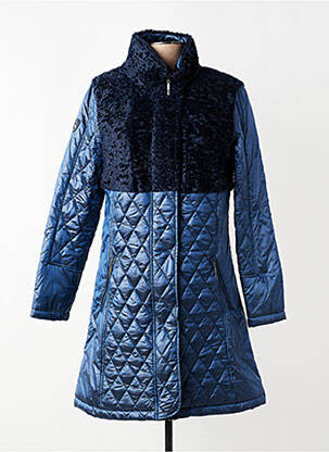 Doudoune poches sans capuche bleu FRED SABATIER femme