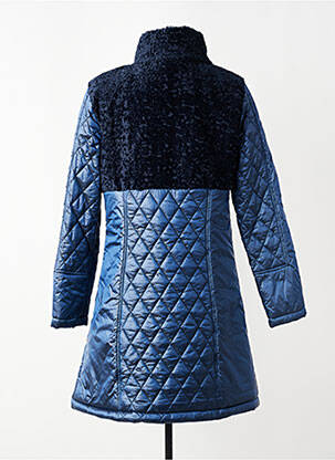 Doudoune poches sans capuche bleu FRED SABATIER femme