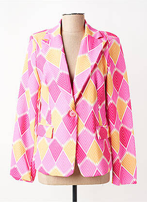 Blazer poches rose ALESIA femme