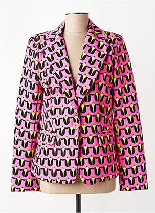 Blazer poches rose ALESIA femme