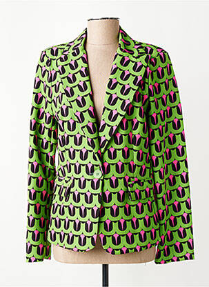 Blazer poches vert ALESIA femme