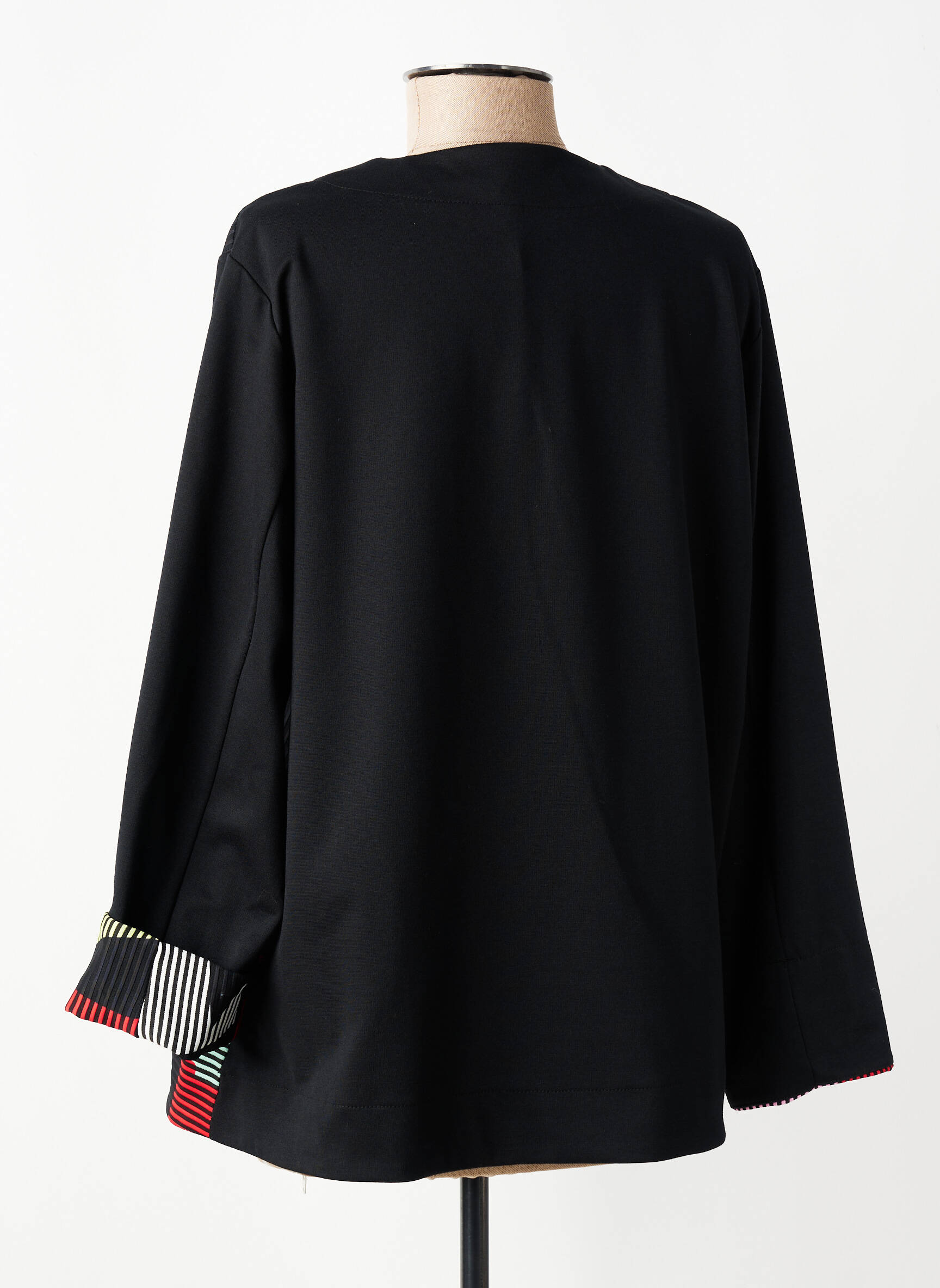 Veste casual coupe cintrée noir FRANCK ANNA femme