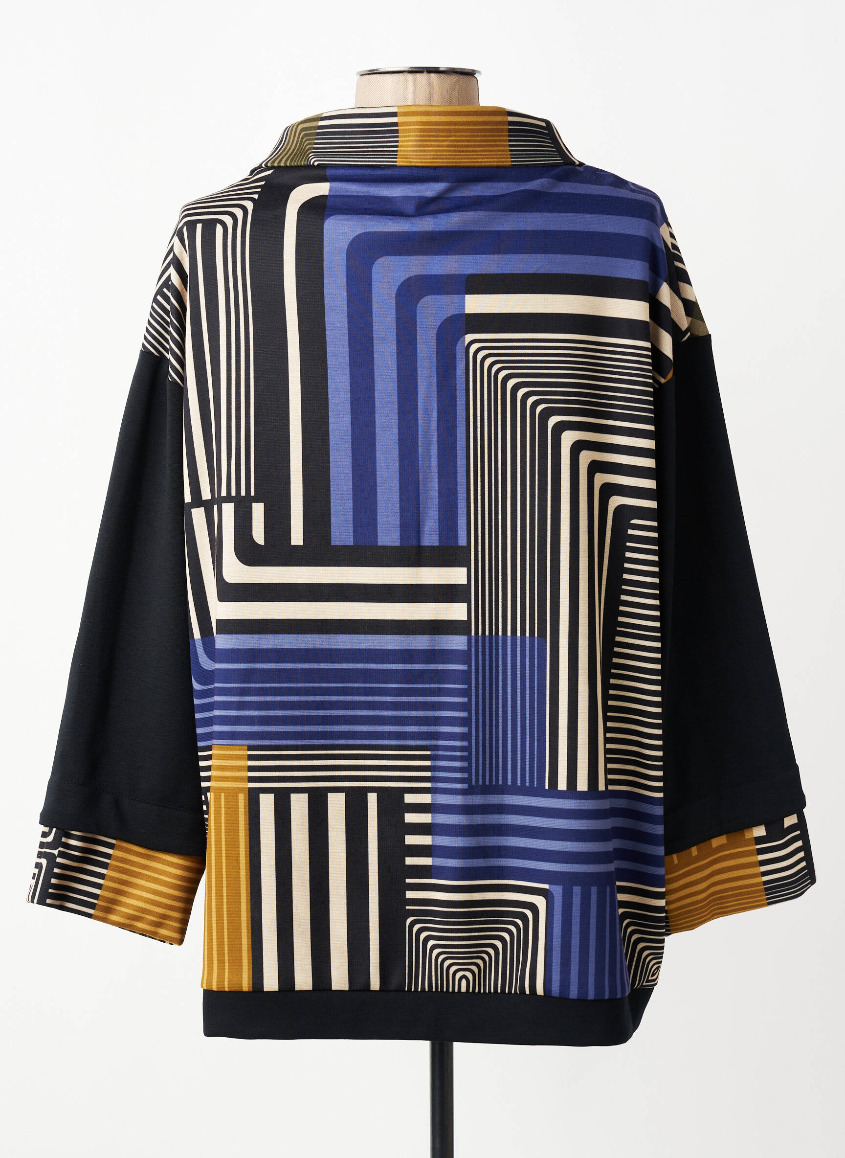 Veste casual coupe droite noir FRANCK ANNA femme