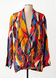 Blazer manches longues orange FRANCK ANNA femme